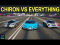 Forza Horizon 4: Bugatti Chiron vs. EVERYTHING! I Koenigsegg, Lamborghini, McLaren, & More!