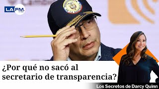 La razón por la que Petro echó para atrás salida de secretario de Transparencia