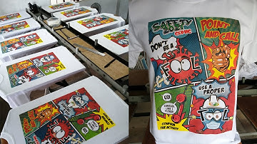 Screen Printing CMYK Process