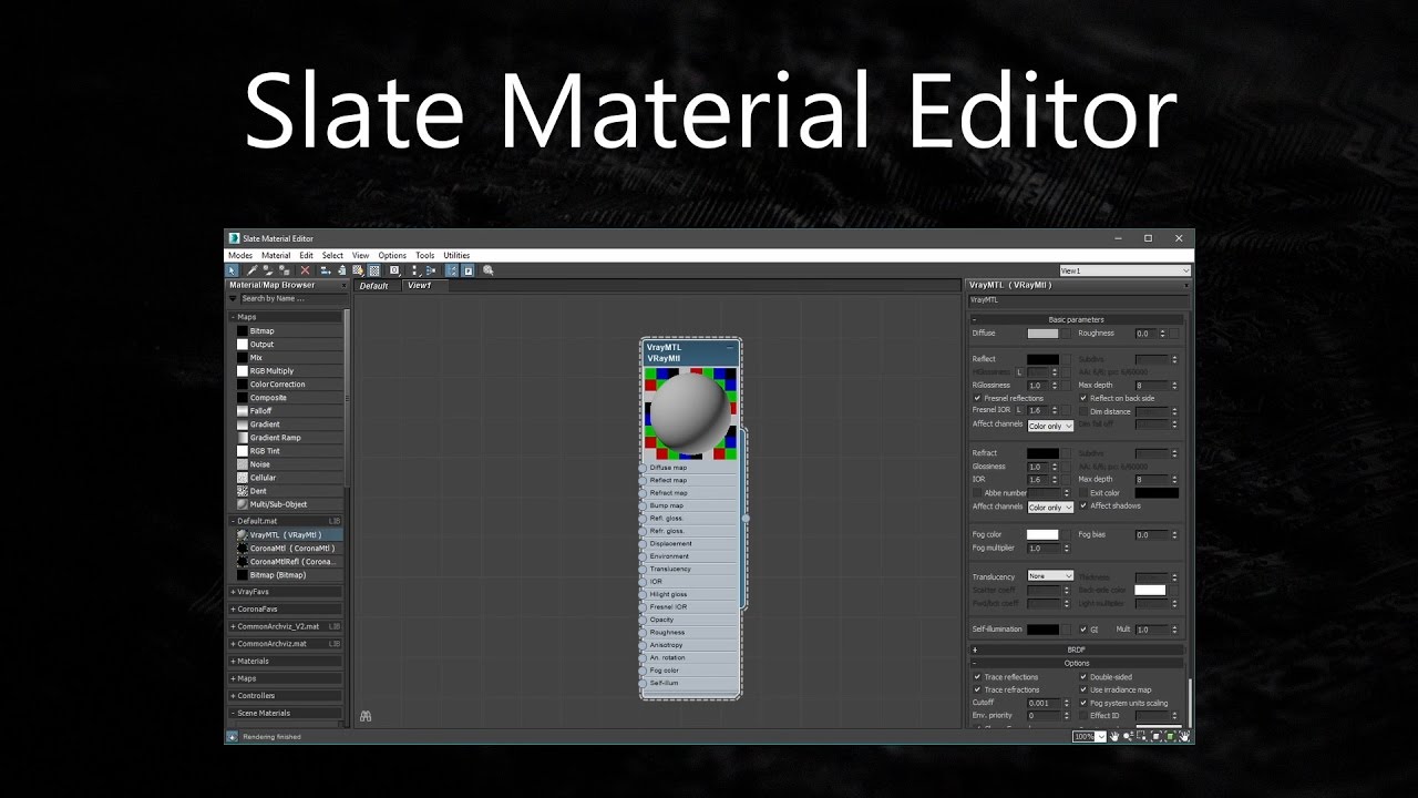 Fedt Konklusion folder 3ds Max - Slate Material Editor Tips - YouTube