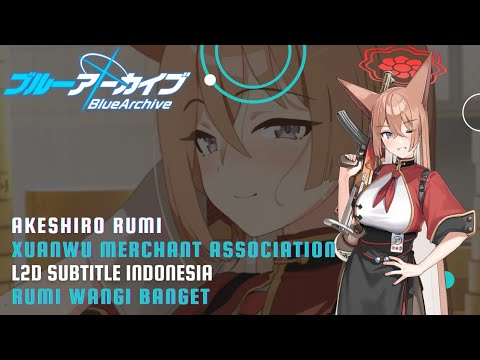 Akeshiro Rumi L2D (Sub Indonesia) - Blue Archive - YouTube