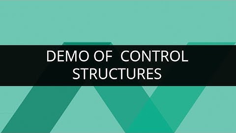 Demo of Control Structures,Loops and MethodsUsing Control | Loops in C# | C# Tutorial for Beginners