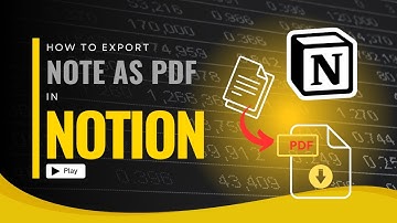 How to Export Notes as PDF in Notion