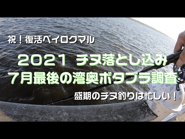 TEAM波止歩っ歩 2021 チヌ落とし込み・ヘチ釣り 復活した黒鯛工房