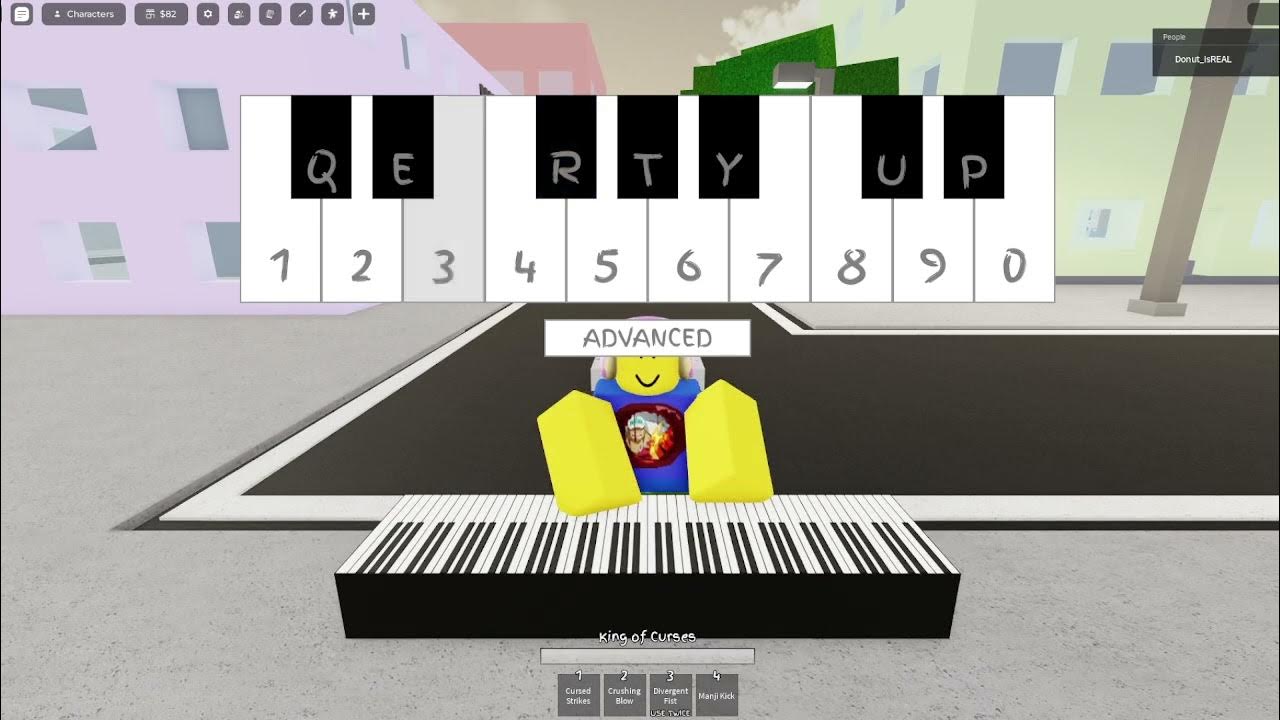 How to play english or spanish ahh song jujutsu shenanigans piano