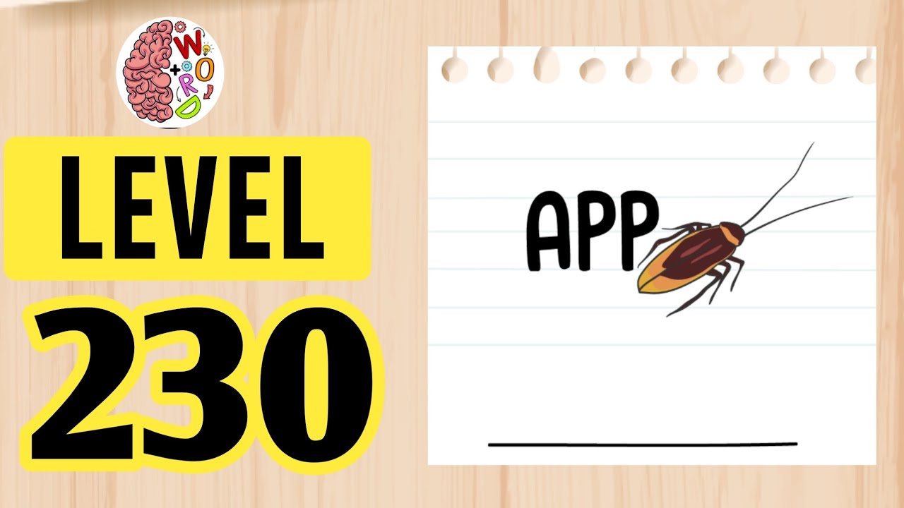 Brain Test Tricky Words Level 230