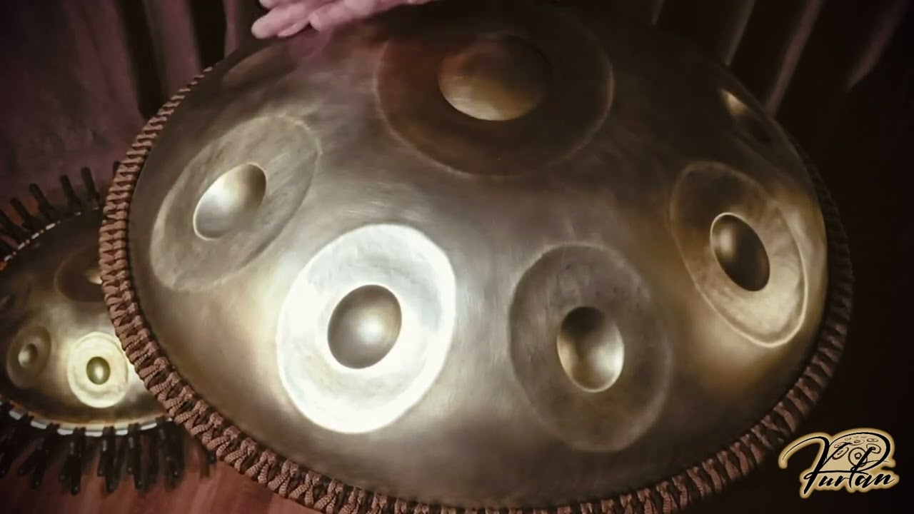 KurPan | Handpan B Romanian Hijaz 9 | B / F# G A# B C# D E F# | латунированный