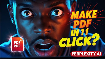 How to Create a PDF Document Using Perplexity AI   Labs Method