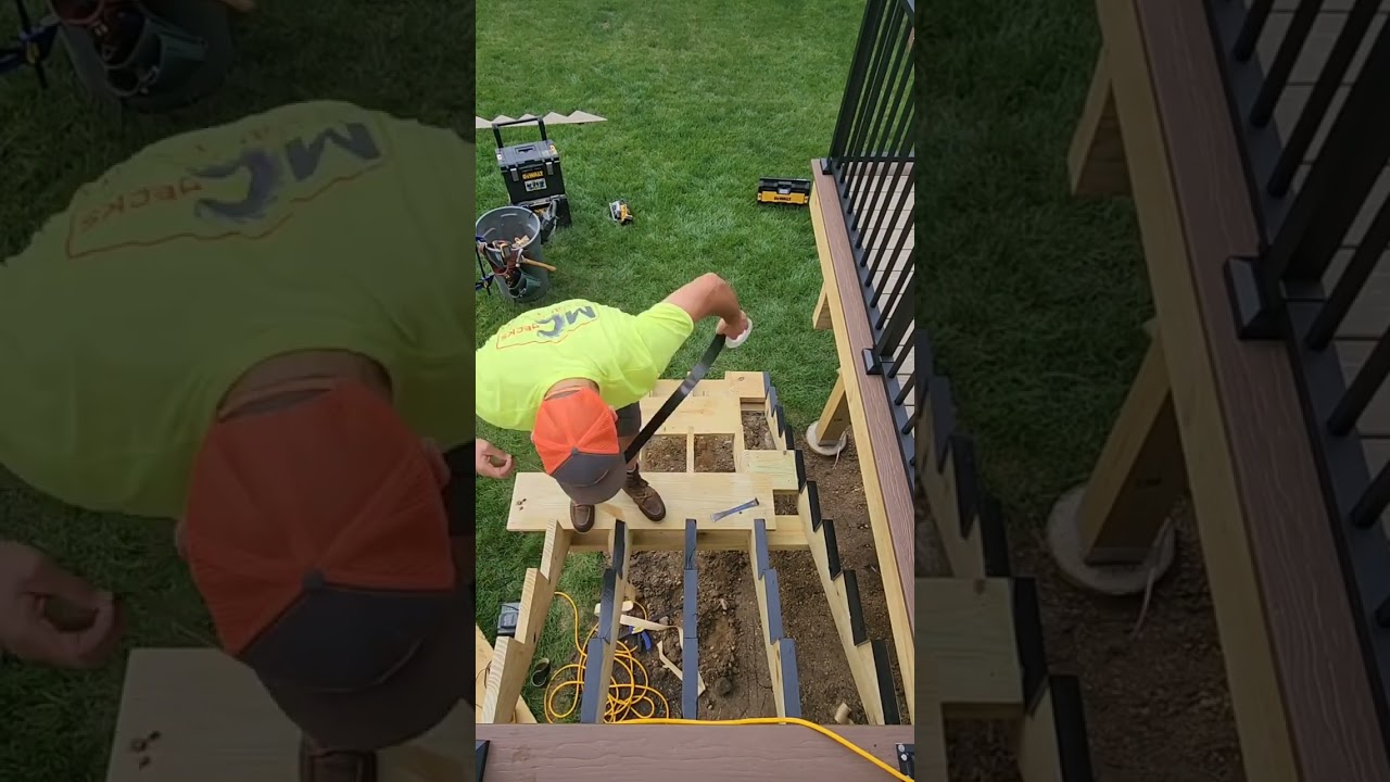 Flashing Tape on Stairs! 