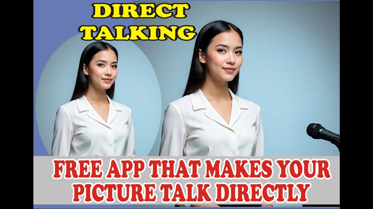 Google Image Talking How to make your picture talk directly with AI and free APP - YouTube