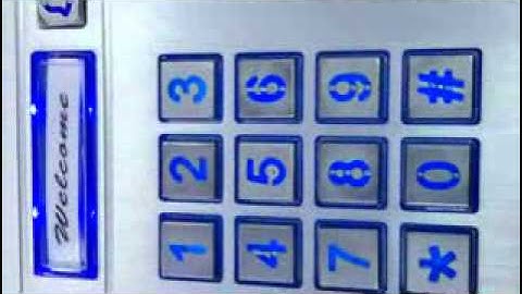 6  Setting Unlocking time Global wireless video doorphone