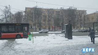 18.01.2022. (18:18)Харьков, Украина. Минус 5. Температура понижается. Зима - однако!