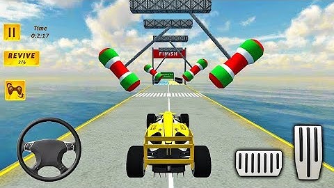 Formula Car Racing Simulator #3 - Impossible Mega Ramp Mobile Game Android IOS Gameplay