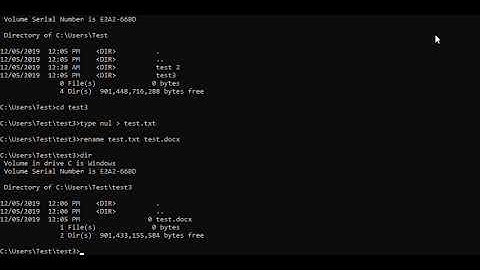 Navigating the Windows Command Line-Managing Files and Directories