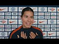 Emily Sams | Pre-Match Mixed Zone | USWNT vs. China PR