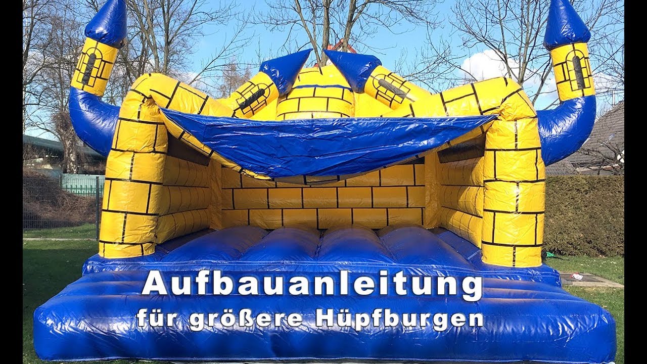 Aufbauanleitung Hüpfburg