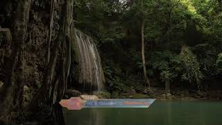 Stock Footage Thác nước trong rừng và trời mưa - SF164 screenshot 5