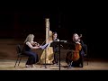 Capture de la vidéo Trio Arkel, Harpstrings Concert,  Debussy, Children's Corner, Arr  For Violin, Cello & Harp
