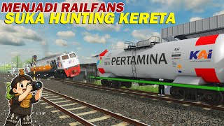 Aku Menjadi Railfans Yang Suka Hunting Kereta Di Roblox | Libur Sekolah #3