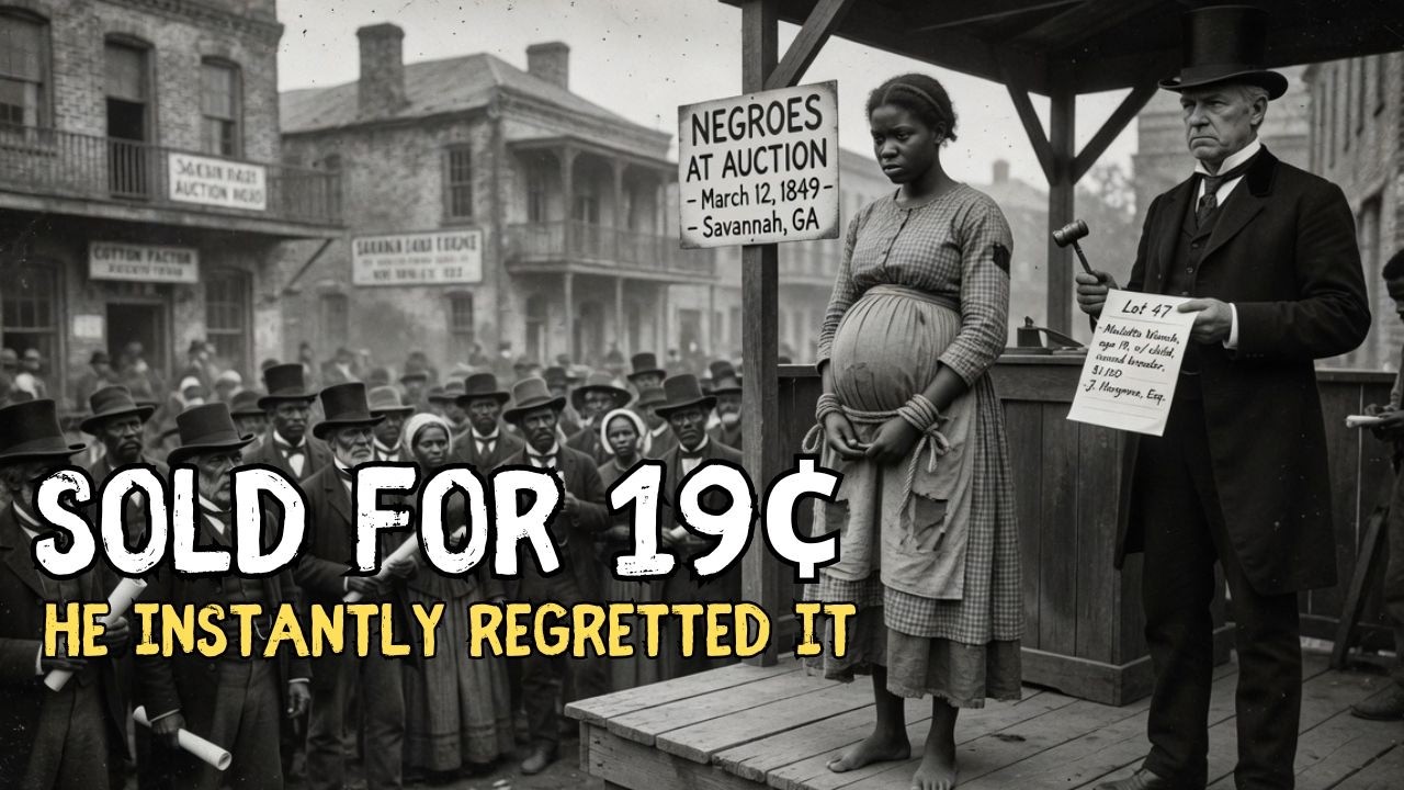 The Slave Sold for 19 Cents in Georgia – Until the Buyer Realized Her Secret