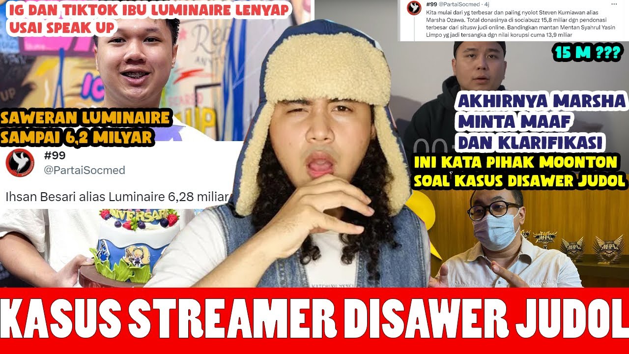 Viral Luminaire Diduga Dapat 6 Milyar Disawer Judi Online, Marsha Ozawa Klarifikasi dan Minta Maaf