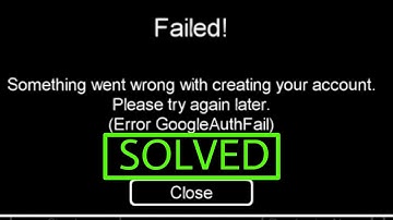 (Error GoogleAuthFail) Something went wrong with signing into your account. solved ✅