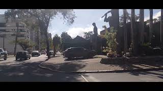 Walking Along The Otto Boehm Street Downtown Joinvillesc - Brazil