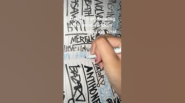 Day 645 of drawing the most random words until I go viral #music #art #fyp #trending #shorts #viral