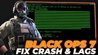 Black Ops 7 Fix Crash & Lags | Tutorial How Fix Crashes And Lags In 5 Minutes | Bo7 Error Fix On PC!