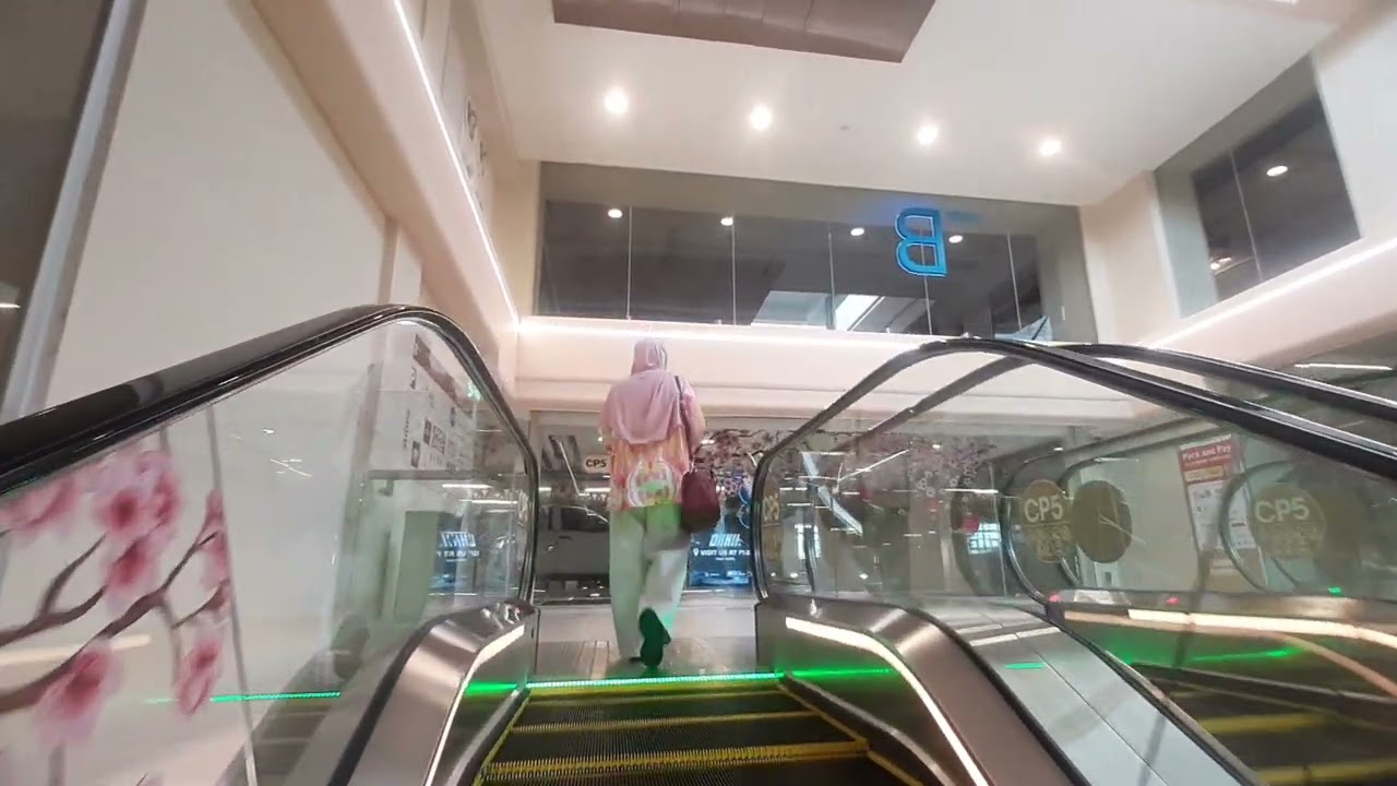 Hitachi Escalator at Sunway Pyramid in Subang, Selangor, Malaysia