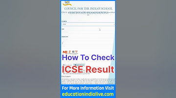 ICSE Result 2025 Kaise Dekhe ? How To Check ICSE Result 2025