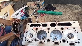 3 Ton forklift engine repairing timing setting #mechanic #tech #technical #repair