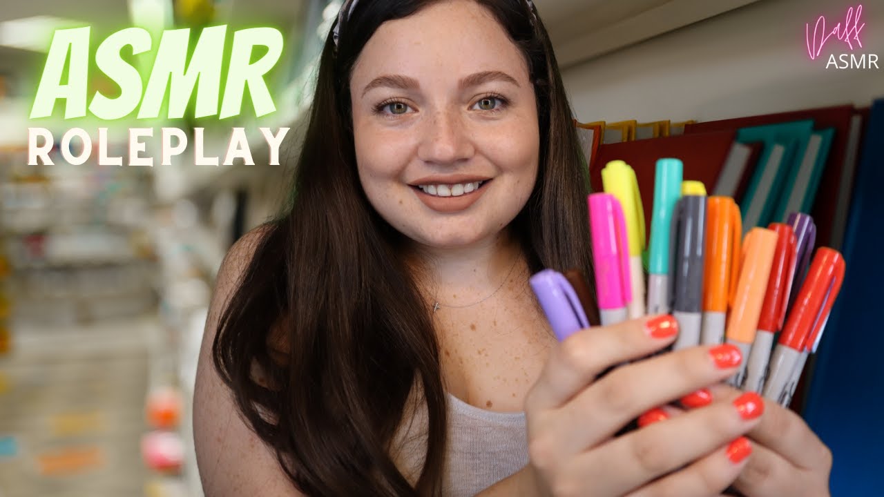 ASMR - PAPELERIA - Vendedora de Utiles escolares - [Role Play] - soft spoken