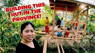 Building A Little Hut In The Province | Would You Live Here? | The Fun We Had and The Food We Ate!