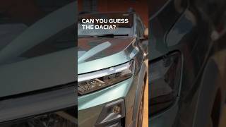 Can you guess the Dacia?