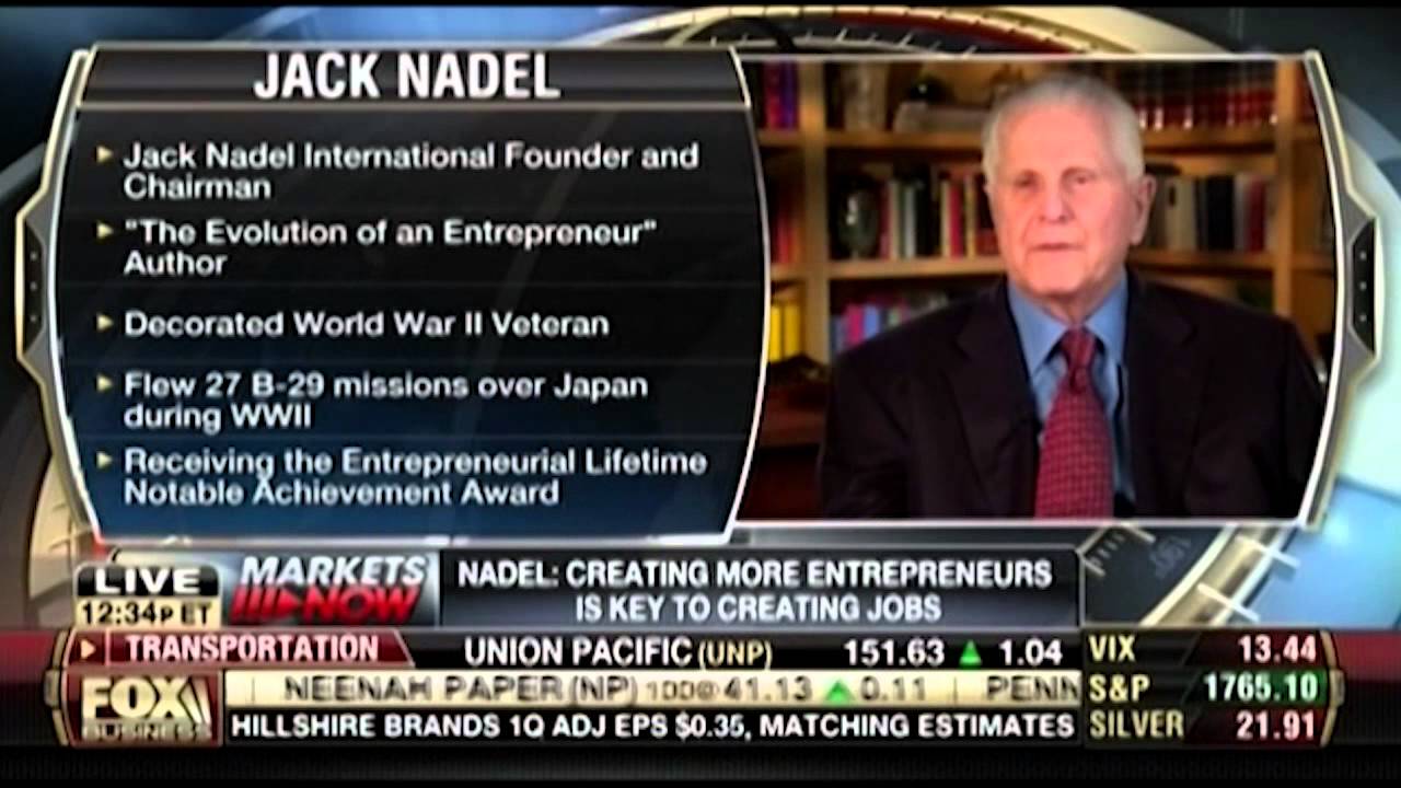 Ventrepreneur & Author Jack Nadel on Fox Business News "Helping America