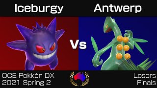OCE Pokkén DX 2021 Spring 2 - Iceburgy (Gengar, Braixen) vs. Antwerp (Sceptile) [Losers Finals]