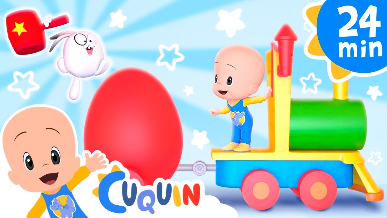 El tren de juguete de Cuquín | Bebés | Cleo & Cuquín