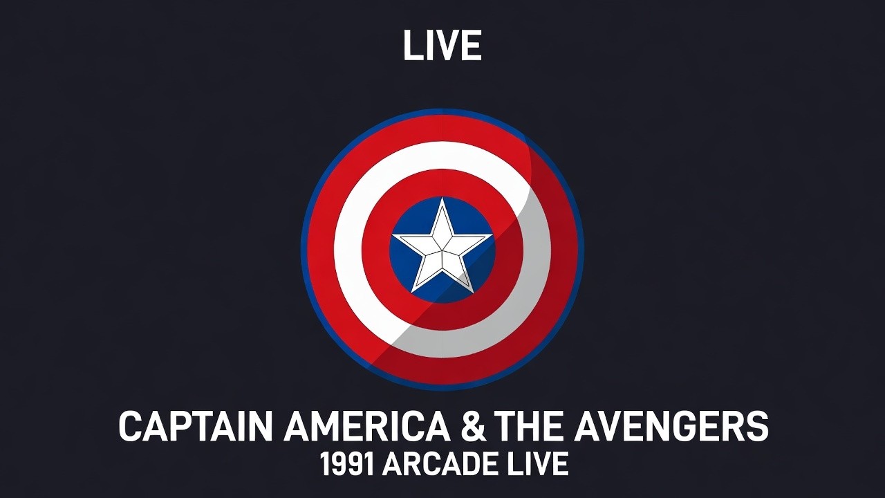 Captain America and the Avengers (1991) Arcade | Full Gameplay LIVE | Classic Marvel Beat 'Em Up