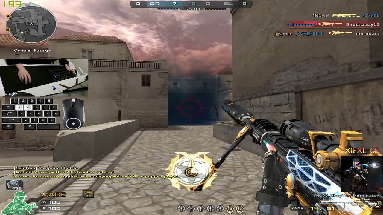 CF XIEXL: M200 CheyTac-Dominator Search & Destroy BlackWidow GamePlay