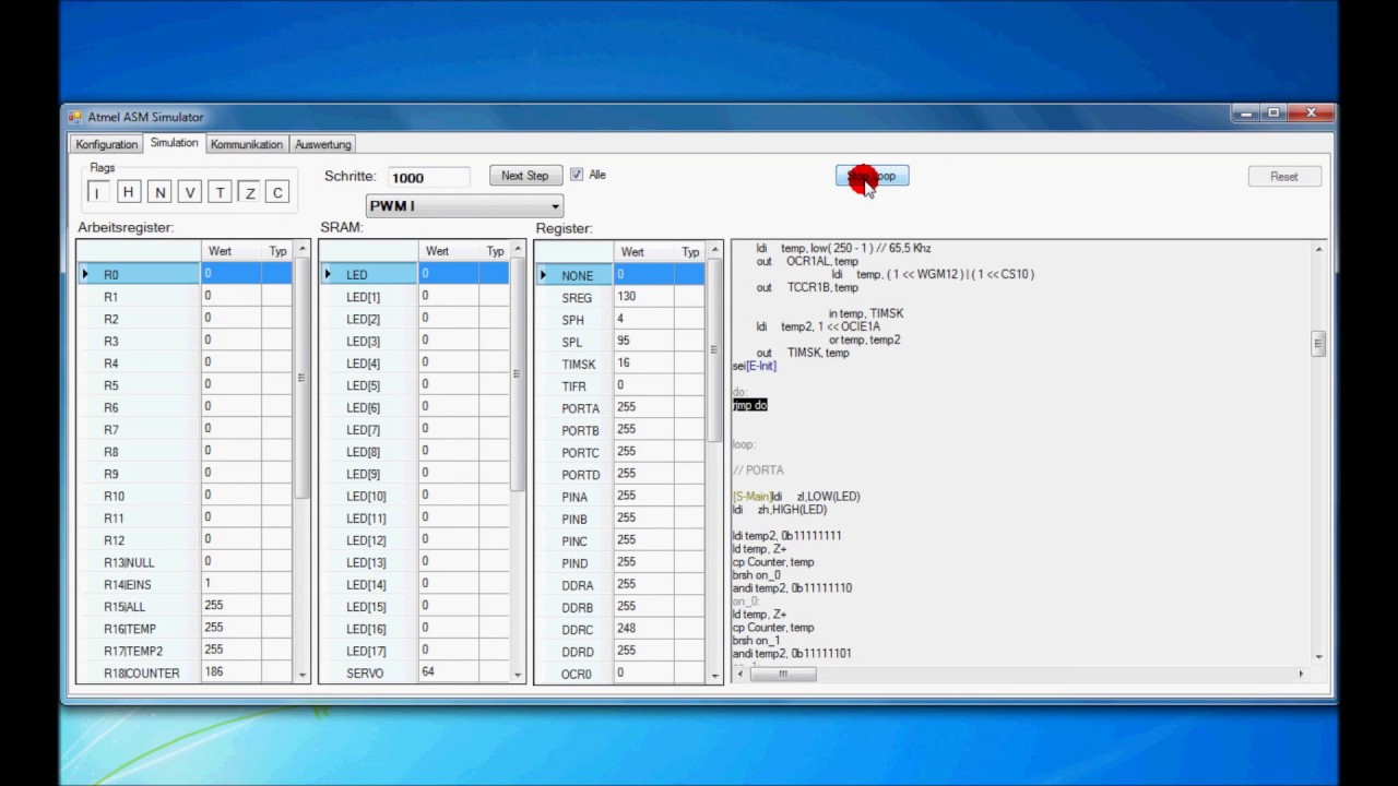 atmel-asm-simulator-youtube