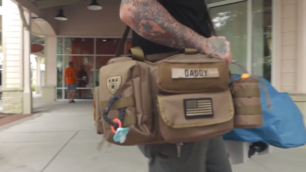 tactical dad diaper backpack