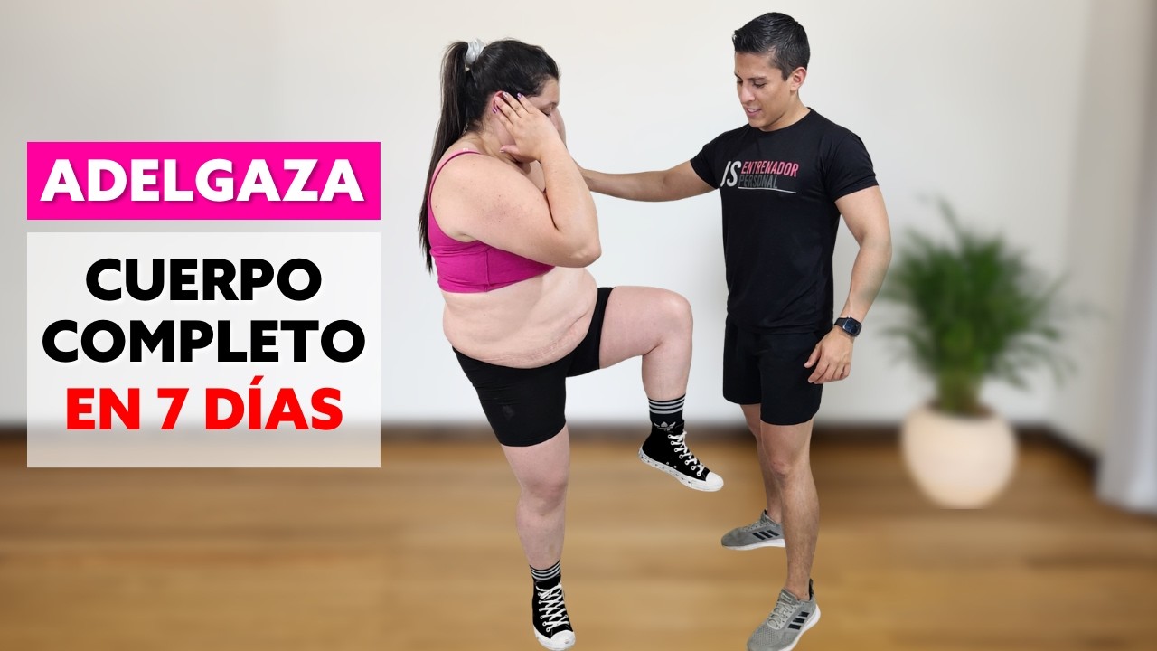 🔥 Hazlo Y BAJA 3 Kilos En 7 DÍAS | CARDIO Para PRINCIPIANTES | Rutina Para BAJAR De PESO |BAJAR PESO