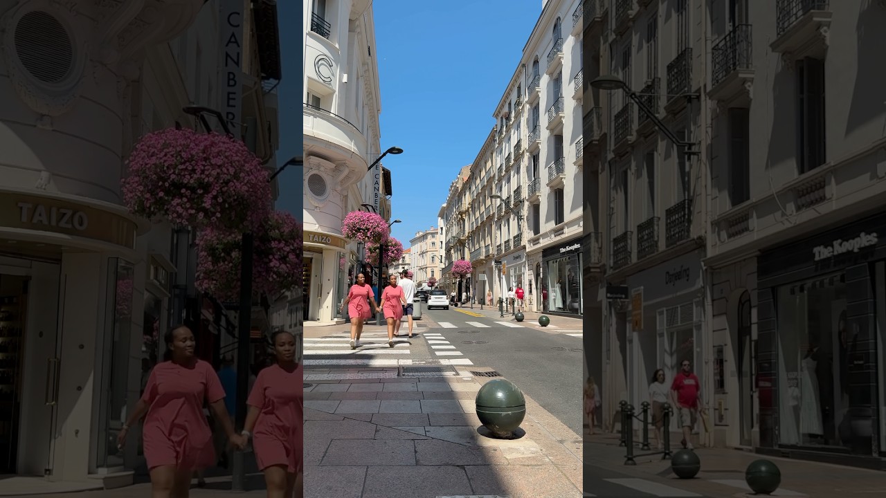 The feeling of walking the streets in Cannes 🇫🇷 