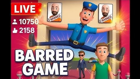 🛑  BARRED LIVE!! PLAYING WITH VIEWERS Barred game #video#short 1v7birdtrend brah