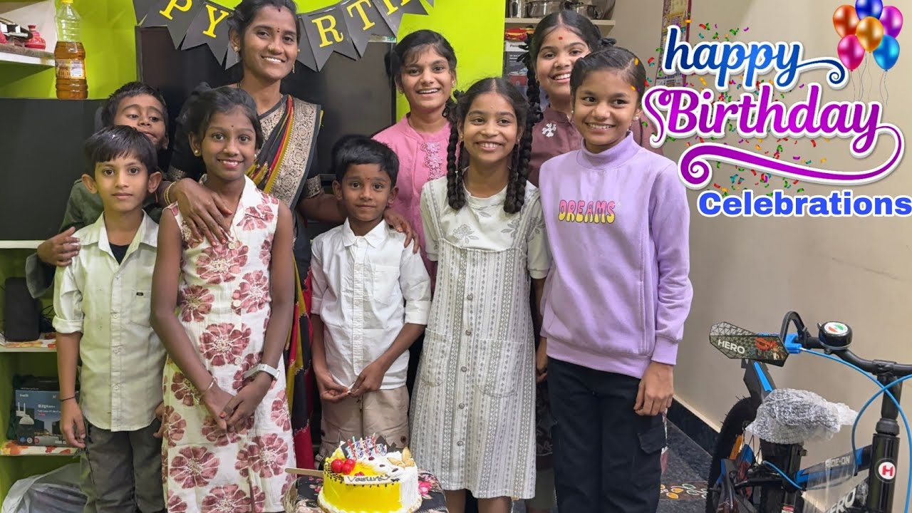 Varun Birthday Celebration Friends || Anjali varun కి  7 years కి 7 Gifts ఇచ్చింది ||