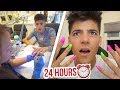 Boy wears Acrylic NAILS for 24 hours… (I got judged HARD)