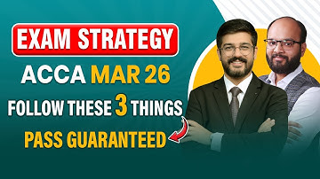 ACCA Mar 26 Exam Strategy | How to Clear ACCA Exam | ACCA Exam Tips | ACCA Mar 26 Study Plan