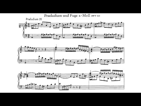 JS Bach: Prelude and Fugue in A minor BWV 865 -  Ralph Kirkpatrick, 1965 - DG 2830 112