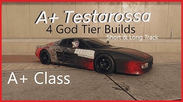 VOL#2 (A+ Class) Ferrari Testarossa - The BEST 4 BUILDS - GOD TIER - Need for Speed Unbound